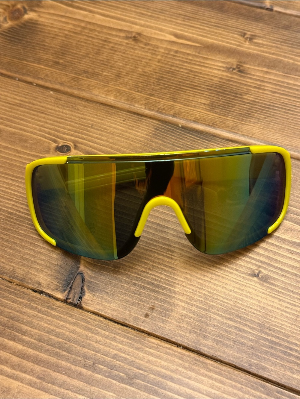 TWISTED TEA SUNGLASSES Promotional Pit Viper Style NEW Yellow Wrap Around